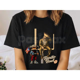 BENITO Bowl 2026 Halftime T-Shirt - LX Trophy Contender Series, Bad Bunnie Championship Graphic Tee, Premium Reggaeton Sports Satire Apparel, Exclusive Single-Sided Halftime Show Top