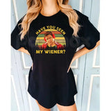"Something About Mary" Have You Seen My Wiener T-Shirt – Funny 90s Comedy Movie Graphic Tee, Premium 100% Cotton Warren Quote Top, Soft Lived-In Heavyweight Sarcastic Nostalgia Shirt, Made in USA