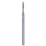 DIAMOND NAIL DRILL BIT, "FLAME", RED, HEAD DIAMETER 1.6/8MM (FA11R016/8) - STALEKS™