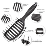 Eagle Fortress Anti-Static Curved Vented Hair Brush