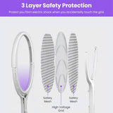 3-in-1 90º Rotating Electric Bug Zapper Racket