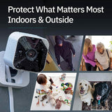 3-Pack: Abode Cam 2 | Indoor/Outdoor WiFi Connected Security Camera with Full Color Low-Light Video, Motion Detection, and Two-Way Voice (Refurbished)