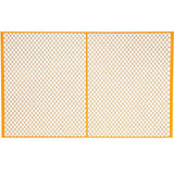 Global Industrial™ Machinery Wire Fence Partition Panel 8W Yellow