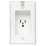 OUTLET WHITE 515R 125V (Pack of 1)