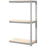 Global Industrial 3 Shelf Standard Duty Boltless Shelving Add On 72Wx36Dx84H Wood Deck Usa