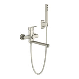 Pulse Showerspas Brushed-Nickel Wall Mounted Tub Filler