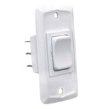 JR Products 12835 Momentary-On/Off/Momentary-On Switch - White