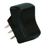 JR Products 13055 DPDT On/On Switch - Black
