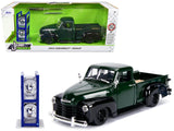 1953 Chevrolet 3100 Pickup Truck Green with Extra Wheels Just Trucks Series 1/24 Diecast Model Car by Jada