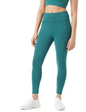 Pumpd Womens Stretchable Leggings -Two Deep Side Pockets Ankle Length Lightweight Anti-Odor Squat Proof Dry Tech Ultra Soft Seams,Green Queen,Green Queen,L