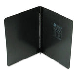 Pressboard Report Cover, Prong Clip, Letter, 3 Capacity, Black
