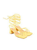 Shoetopia Women'S Mesh Sandal,Yellow,5,B0BV6WBRP5
