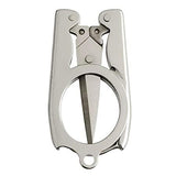 Folding Scissors, 1Pcs Stainless Steel Small Scissors Pocket Portable Foldable Travel Scissors Mini Craft Cutter