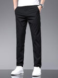 Toplot Men'S Stylish Slim-Fit Casual Trousers (Casual-Trouser-5226-Black-32),Black,32,B0DW3T6NZR