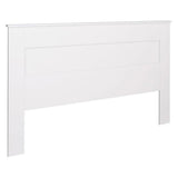 Prepac Stylish Flat Wood Panel Headboard for King Size Beds, Simplistic Wooden King Headboard 2.25 D x 81 W x 48 H, White, WHFK-