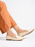 Shoetopia Women'S Block Heel Ballet Flats Cream 3,Cream,3,B0BSCC7LVN