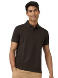 Xyxx Men'S Cotton Solid Regular Fit T-Shirt (Xy_Cr14_Polo Tshirt_1_Mocha Brown,Mocha BrownApparel,2XL