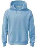 Adro Men'S Cotton Neck Hooded Sweatshirt (H24-Pln-Sk_Sky Blue,Sky BlueApparel,S