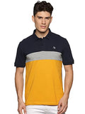 Adro Premium Polo T-Shirt For Men (Pn23-S1-Nbgrmu-Mu_Mustard_L)