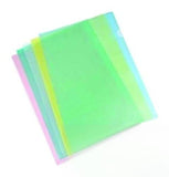 LType A4 Folders Clear Light Yellow( Set Of 40 )