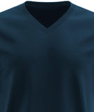 Adro Mens V Neck T-Shirt|100% Combed Cotton T-Shirt|V-Neck Half Sleeve T-Shirt|Vn24-M-Pln-Sb-S Teal