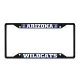 Arizona Wildcats Metal License Plate Frame Black Finish