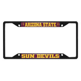 Arizona State Sun Devils Metal License Plate Frame Black Finish