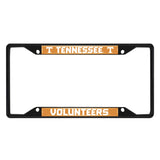 Tennessee Volunteers Metal License Plate Frame Black Finish