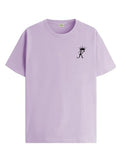 Adro Men'S Solid Regular Fit T-Shirt (Rn24-Stick-Kk-Pu_Purple,PurpleApparel,2XL