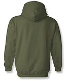 Adro Men'S Custom Biker Rider Printed Cotton Full Sleeve Hoodies (H21-M-Cus-Ol_Olive_2Xl)
