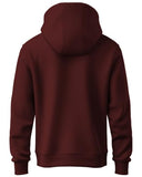Adro Men'S Cotton Blend Neck Hooded Sweatshirt (H24-Ame-Mr-S_Maroon)