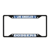 Los Angeles Dodgers Metal License Plate Frame Black Finish