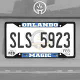 Orlando Magic Metal License Plate Frame Black Finish