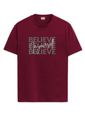 Adro Tshirt For Men | Printed T Shirt For Men | 100% Cotton T-Shirt |Printed T Shirt | T-Shirts | Rn24-Inv-Mr-Xl Maroon