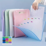 Navansiq 13 Layer A4 Paper File Folder, MultiLayer Expanding Folder, Student Data Sorting Paper Storage Bag, Portable Vertical