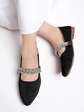 Shoetopia Girls Belly-Romeo Black Ballet Flat - 5 Uk (Girls-Belly-Romeo-Black),Black,5,B0CQK6C4QY