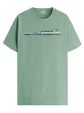 Adro Men'S Graphic Printed 100% Cotton T-Shirt - Regular Fit, Printed T-Shirts For Men (Rn24-Rac-Pt_Pista_S)