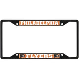 Philadelphia Flyers Metal License Plate Frame Black Finish