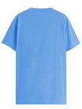 Adro Guitar Design Printed T-Shirt For Men - 100% Cotton, Regular Fit, Soft Breathable Fabric. (Rn23-M-Gtr-Sk_Skyblue_2Xl)