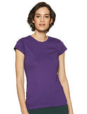 Rupa Softline Women'S Plain Regular Fit T-Shirt (Sltrn11Prple_Purple_L