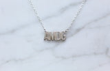 AMDG in Sterling Silver