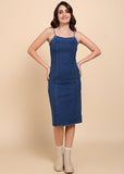 Nifty Women'S Denim Stretchable Bodycon Dress (1476_Bta_Xl_Medium_Blue_Extra_Large)
