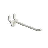 Azar Displays 800074WHT 4Inch Plastic Hook, 50Pack,White