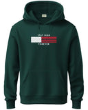 ADRO Hoodies for Men 320 GSM Soft Cotton Hoodie Fabric Long Lasting Printed Hoodies for Winter | Mens Hoodies | Sweatshirt for Men|H24-FLAG-GRN-S Green,Green