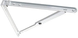 JR Products 20725 Folding Shelf Bracket - White, 12 x 12 x 16.50