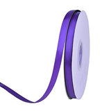 Ribest Purple Double Faced Satin Ribbon, 3/8 Inch 50 Yard Continuous Ribbon for Crafts Gift Wrapping Hair Bows Wedding Party Dec