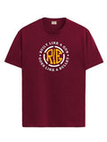 Adro Tshirt For Men | Printed T Shirt For Men | 100% Cotton T-Shirt |Printed T Shirt | T-Shirts | Rn24-Bul-Mr-Xl Maroon