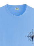 ADRO Tshirt for Men | Printed T Shirt for Men | 100% Cotton Tshirt | Graphic Printed T-Shirt | Chest Printed Tshirt | Unisex Tshirt | T-Shirts Men| RN24-STICK-COMP-SK-L Sky Blue,Sky Blue