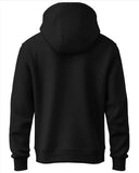 Adro Men'S Cotton Neck Hooded Sweatshirt (H24-Adro-Bl_Black