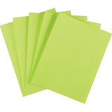 Staples Brights Multipurpose Paper, 24 lbs., 8.5-inch x 11-inch, Lime, 500/Ream (20105)
